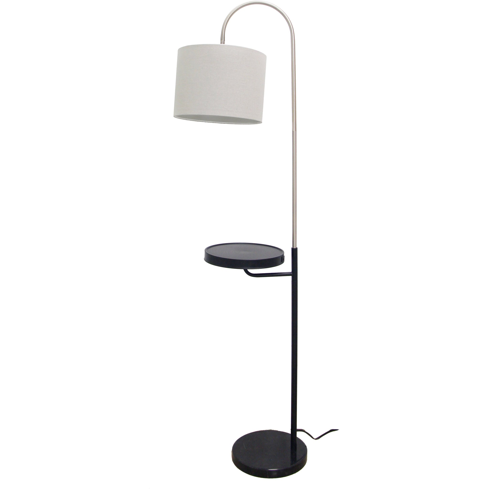 Melissa 65" Floor Lamp with Tray and USB