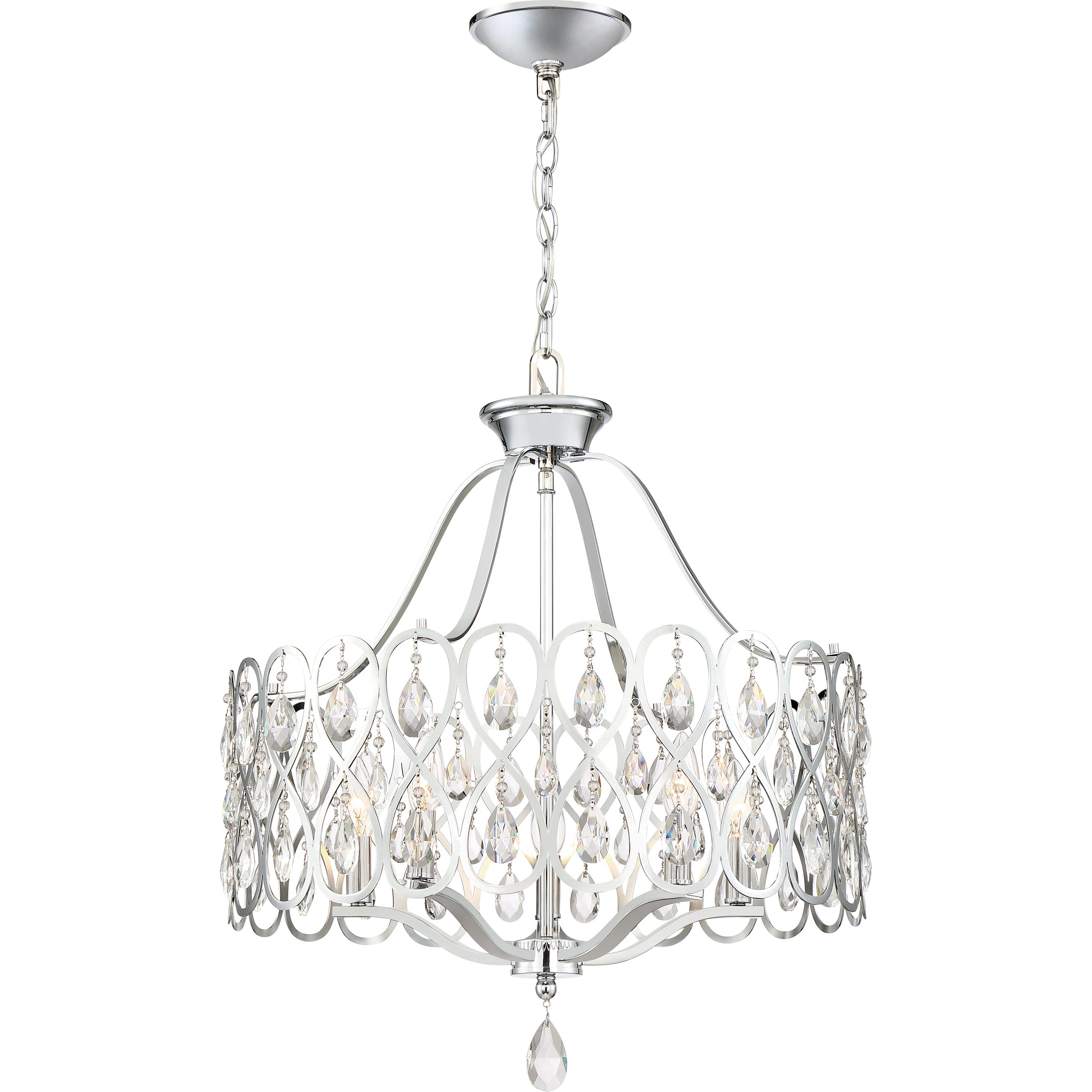 Lulu Chandelier Polished Chrome