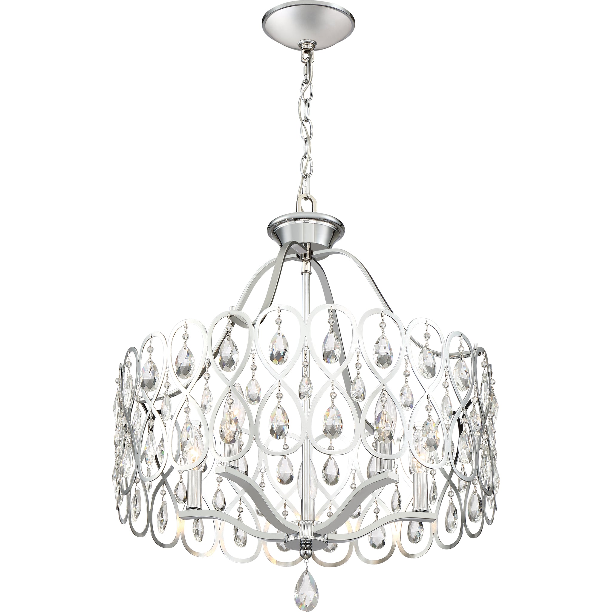 Lulu Chandelier Polished Chrome