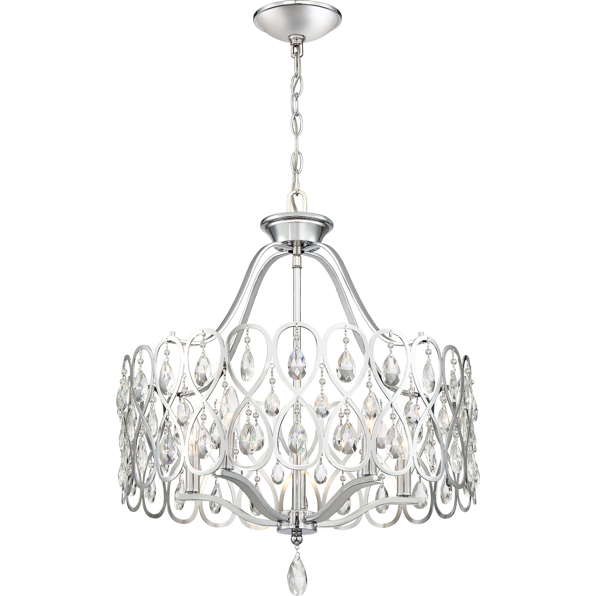 Lulu Chandelier Polished Chrome