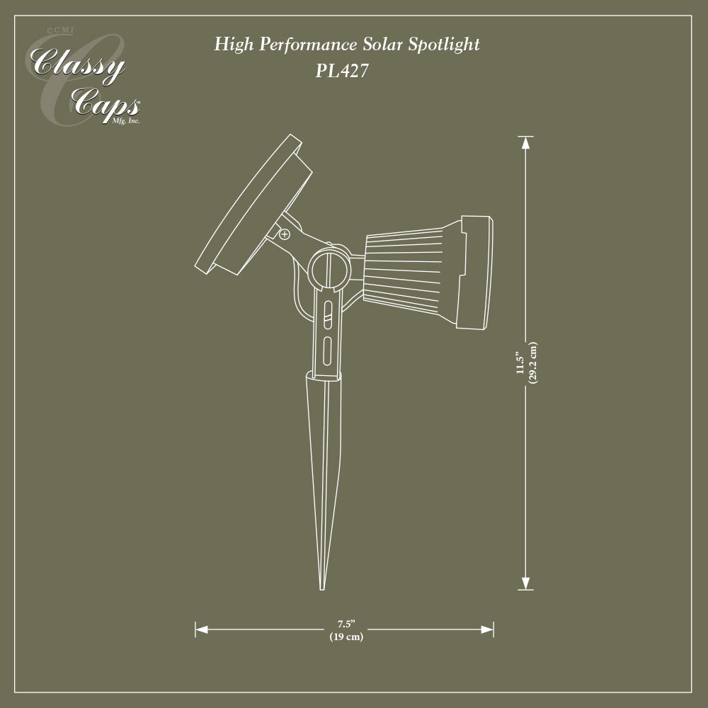 High Performance Solar Spotlight