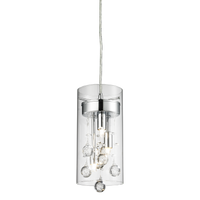 Glass-Encased Bubble Droplet Mini Pendant