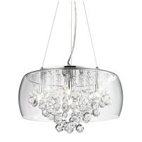 Glass-Encased Bubble Droplet Pendant