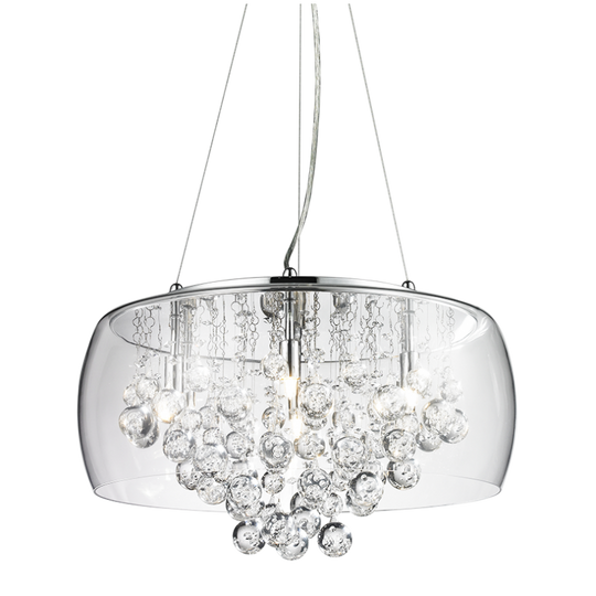 Glass-Encased Bubble Droplet Pendant