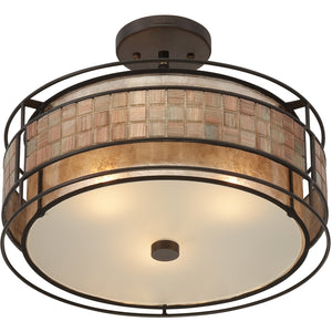 Laguna Semi Flush Mount Renaissance Copper