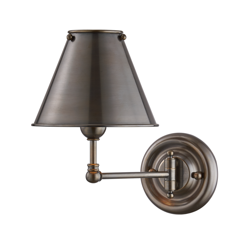 Classic No.1 Sconce Distressed Bronze - MS