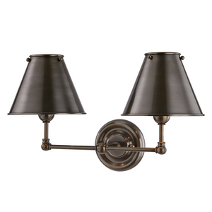 Classic No.1 Sconce Distressed Bronze - MS