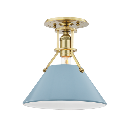 Painted No.2 1 Light Semi Flush