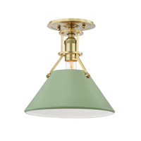 Painted No.2 1 Light Semi Flush