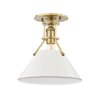 Painted No.2 1 Light Semi Flush