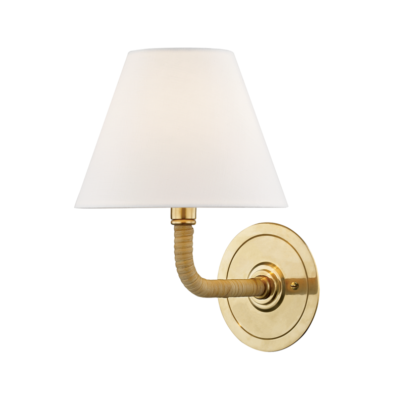 Curves No.1 Sconce Aged Brass