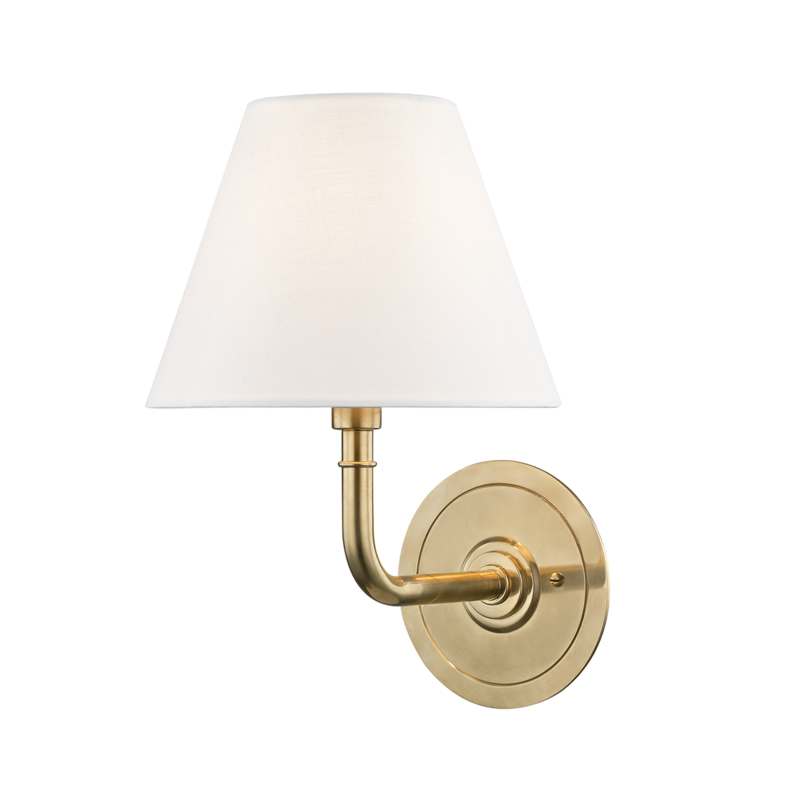Signature No.1 Sconce Aged Brass