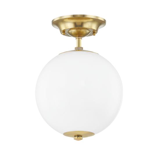 Sphere No.1 1 Light Semi Flush
