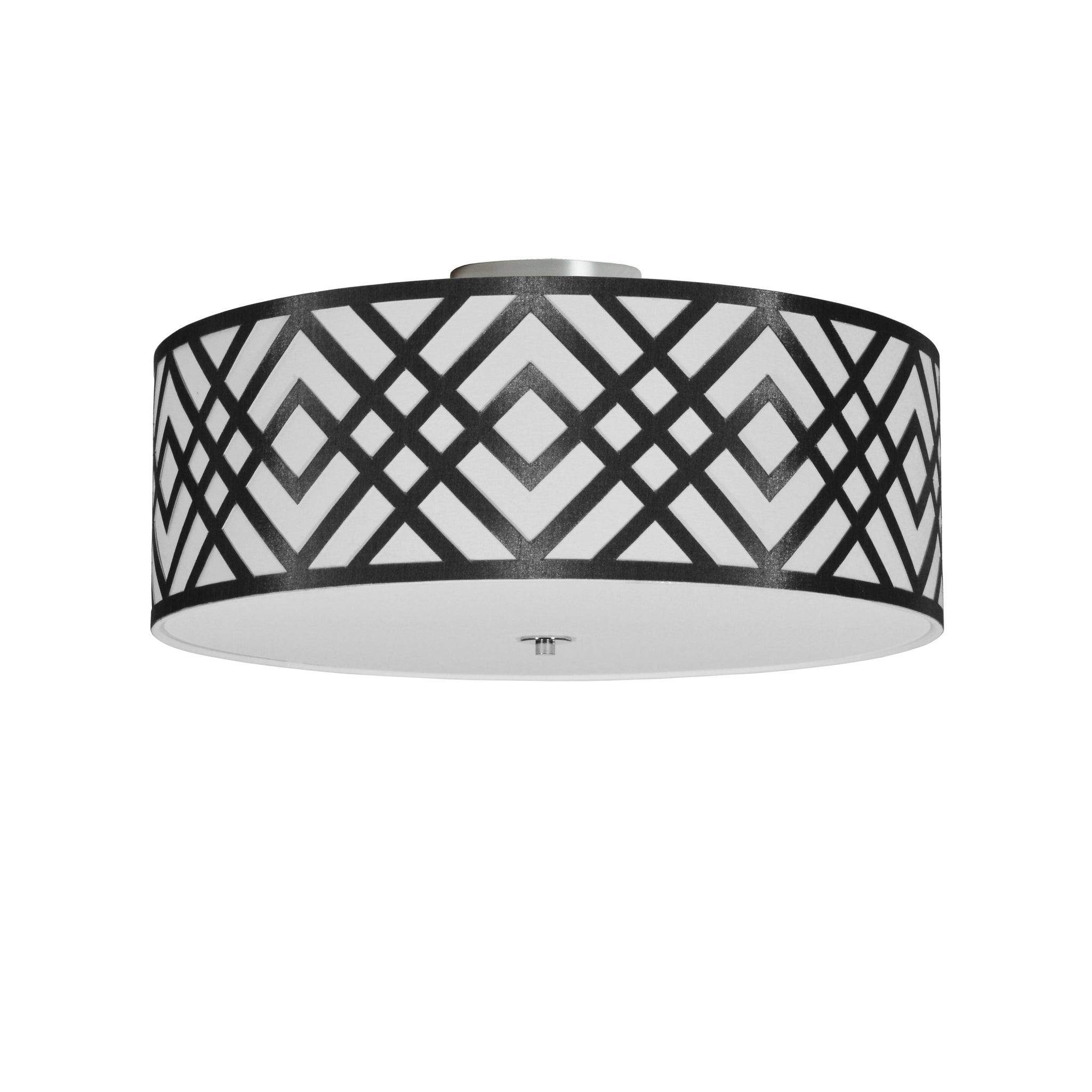 Mona Flush Mount Black/White