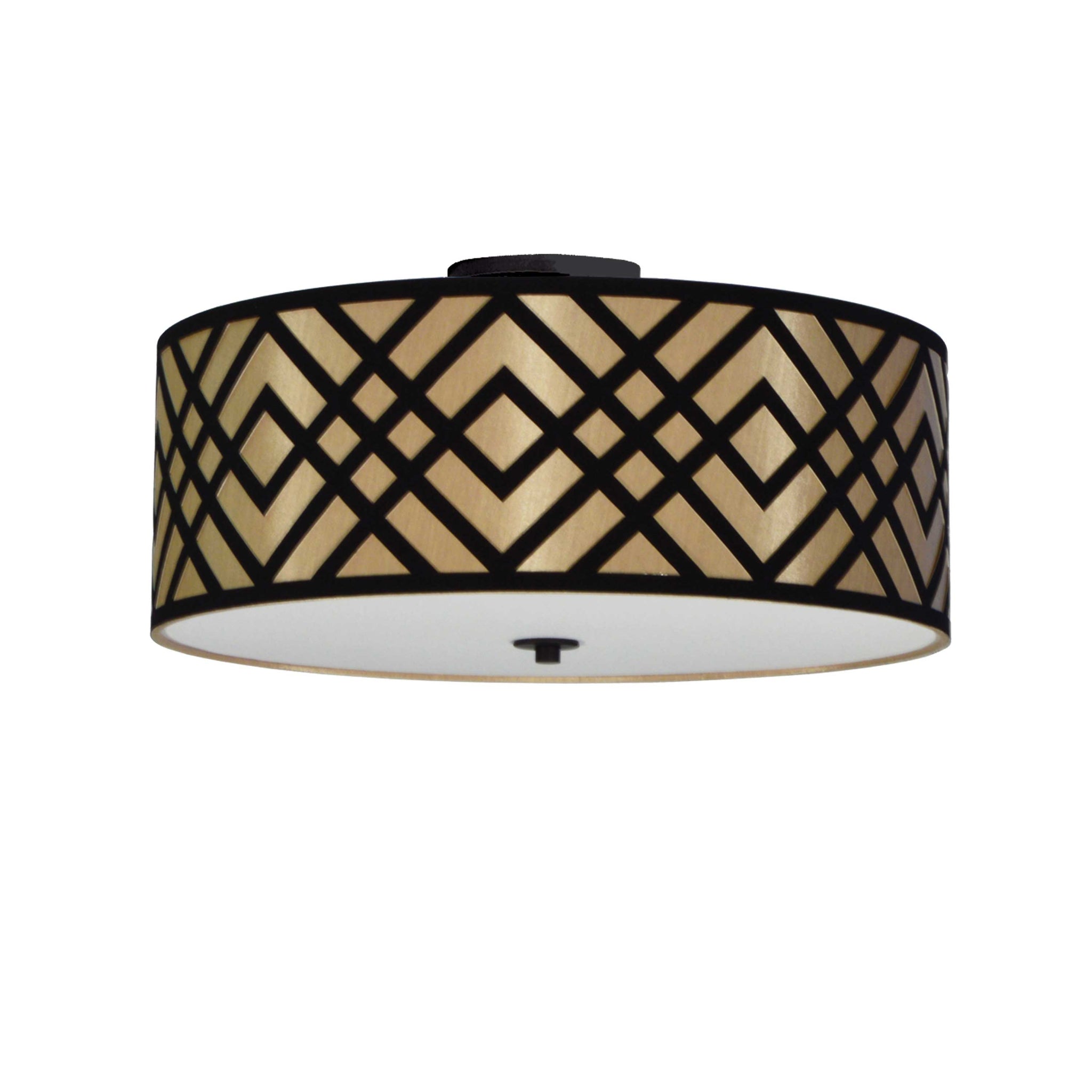 Mona Flush Mount Gold/Black