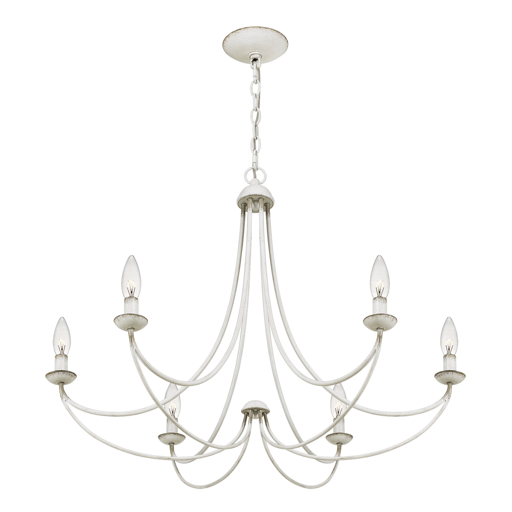 Mirren Chandelier Antique White