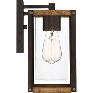 Marion Square Outdoor Wall Light Rustic Black
