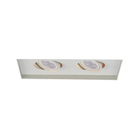 Low Voltage Multiple Two Light Invisible Trim with LED Bulb