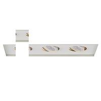 Low Voltage Multiple Three Light Invisible Trim with LED Bulb