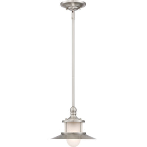 New England Mini Pendant Brushed Nickel