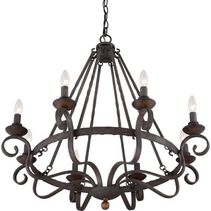 Noble Chandelier Rustic Black