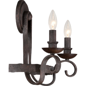 Noble Sconce Rustic Black