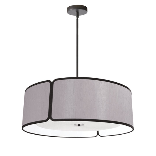 Notched Drum 4 Light 24 Inch Pendant