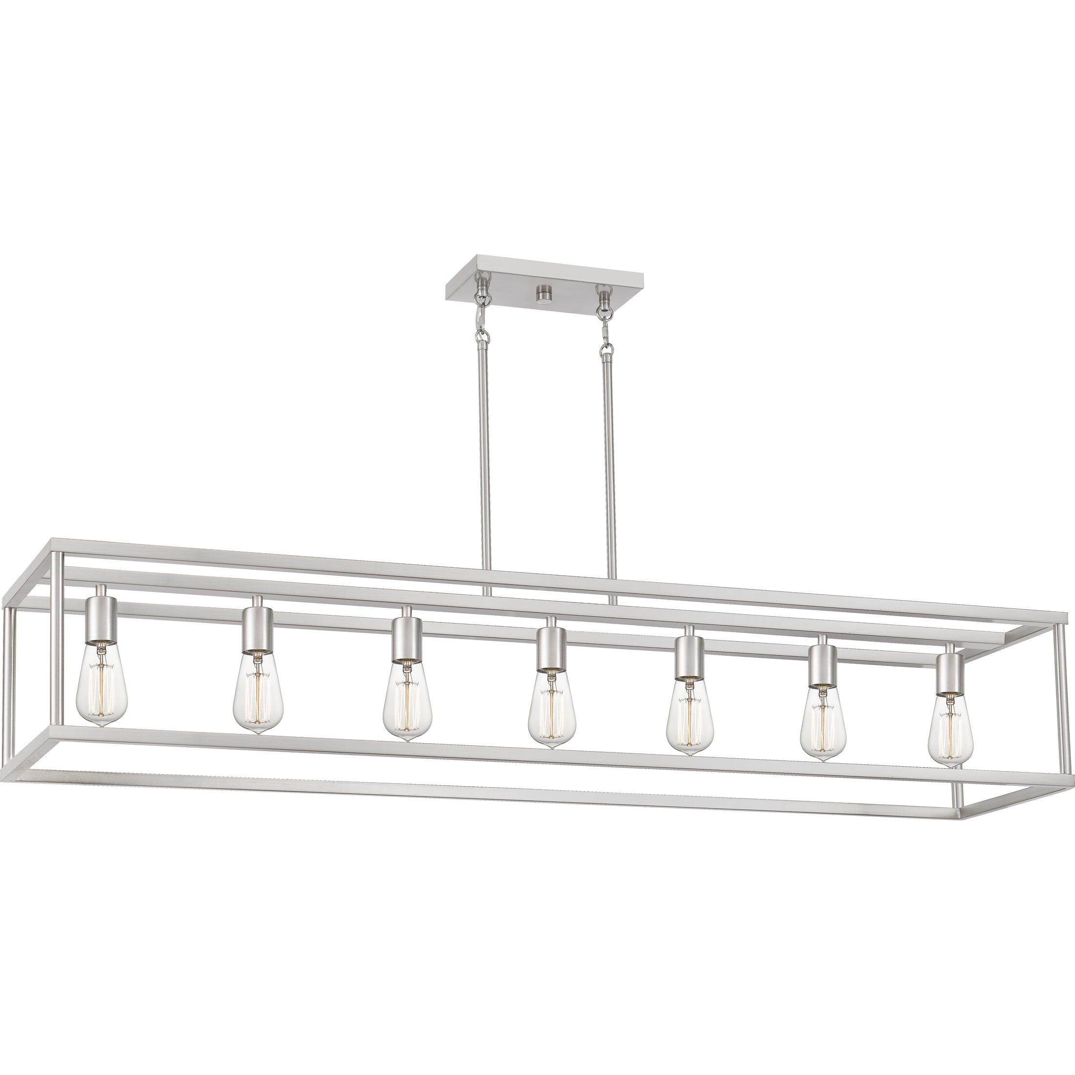 New Harbor Linear Suspension Brushed Nickel