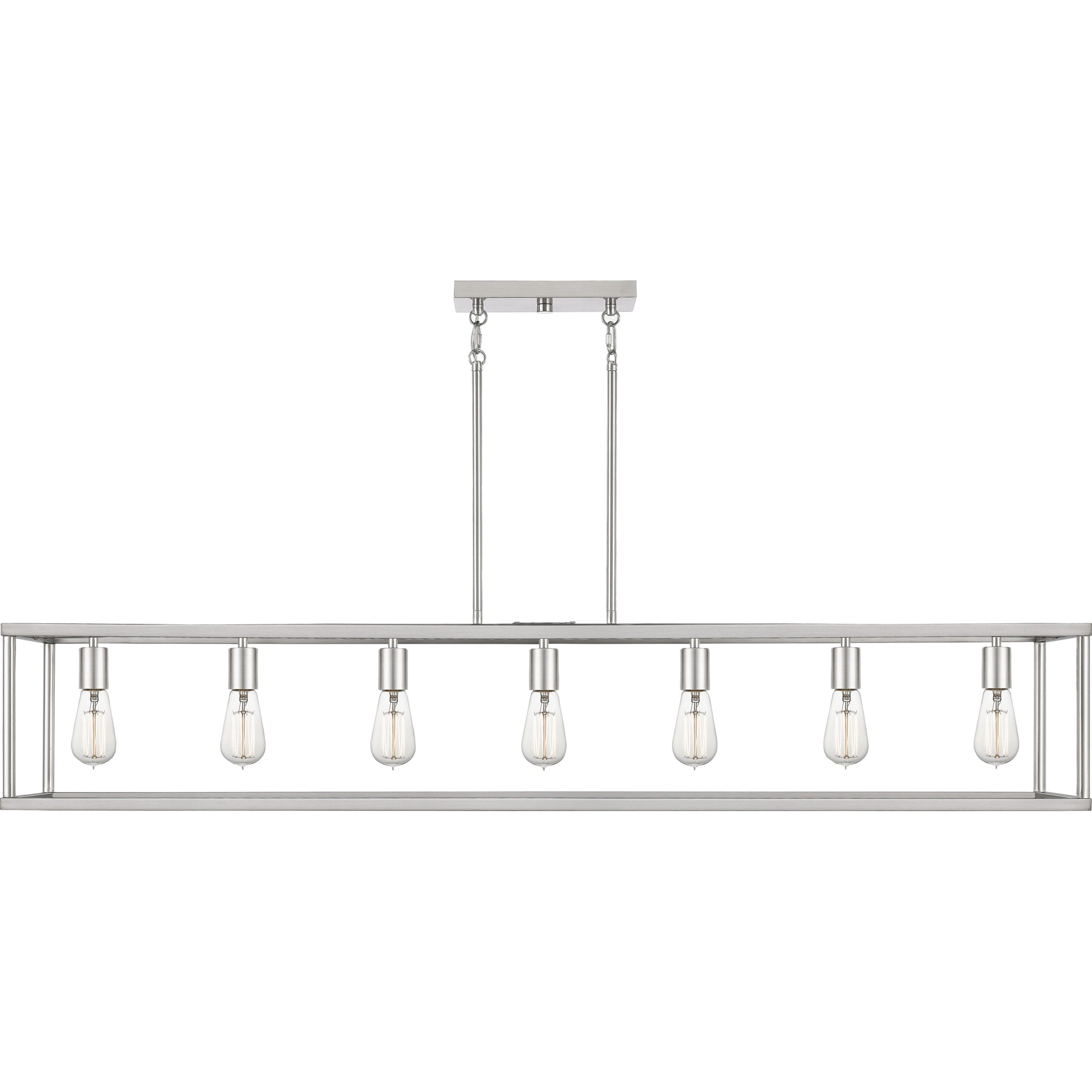 New Harbor Linear Suspension Brushed Nickel