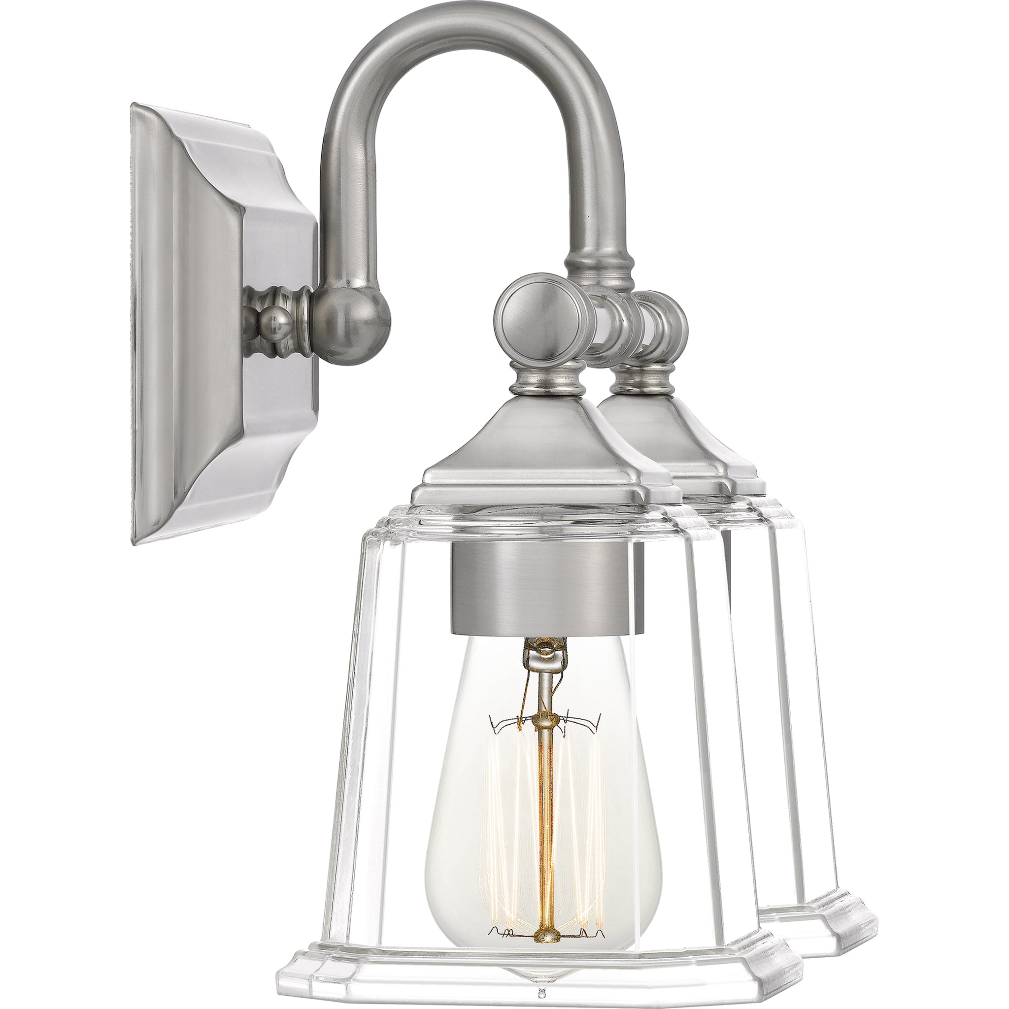 Nicholas Vanity Light Brushed Nickel