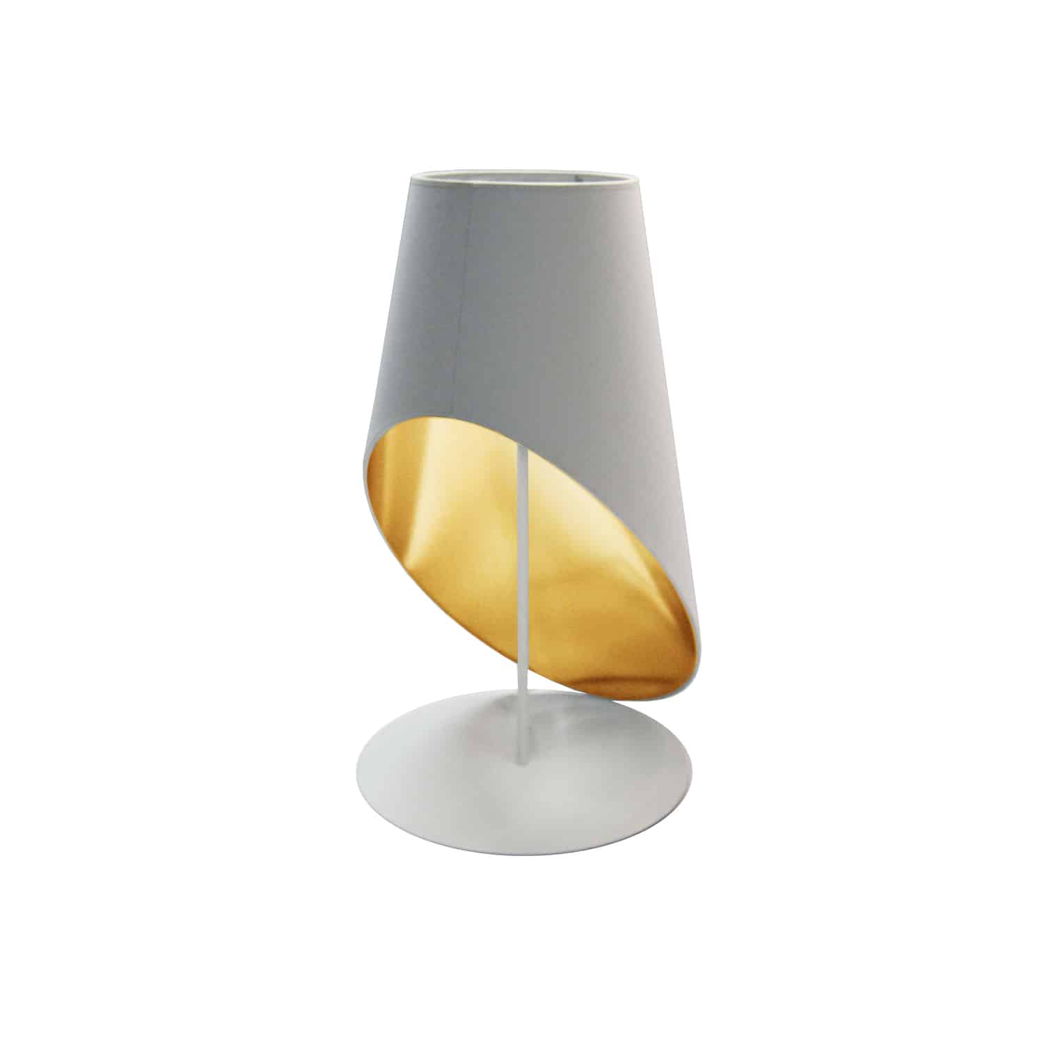 Slanted Drum 1 Light Table Lamp (Decorative)