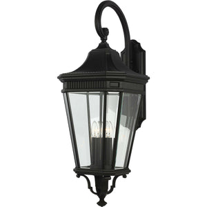 Cotswold Lane Outdoor Wall Light Black