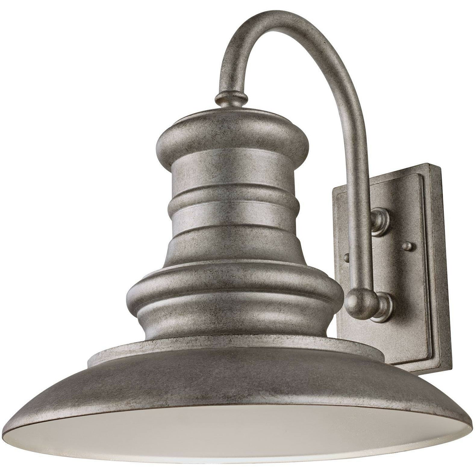 Redding Station Outdoor Wall Light Tarnished Silver