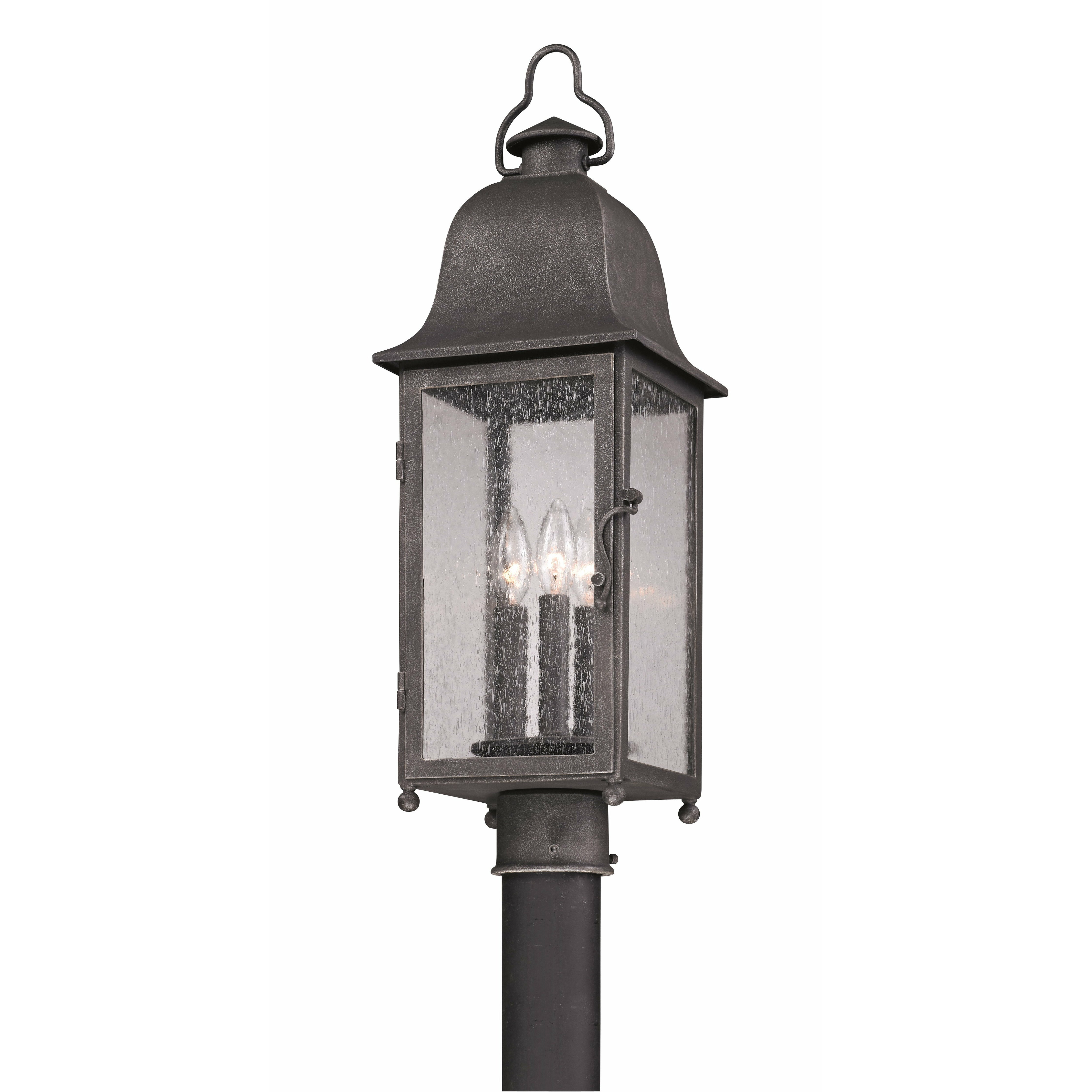 Larchmont Post Light Aged Pewter