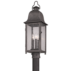 Larchmont Post Light Aged Pewter