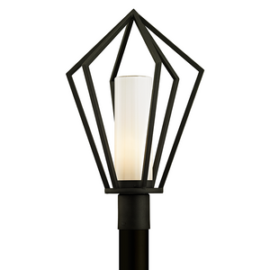 Whitley Heights Post Light Textured Black