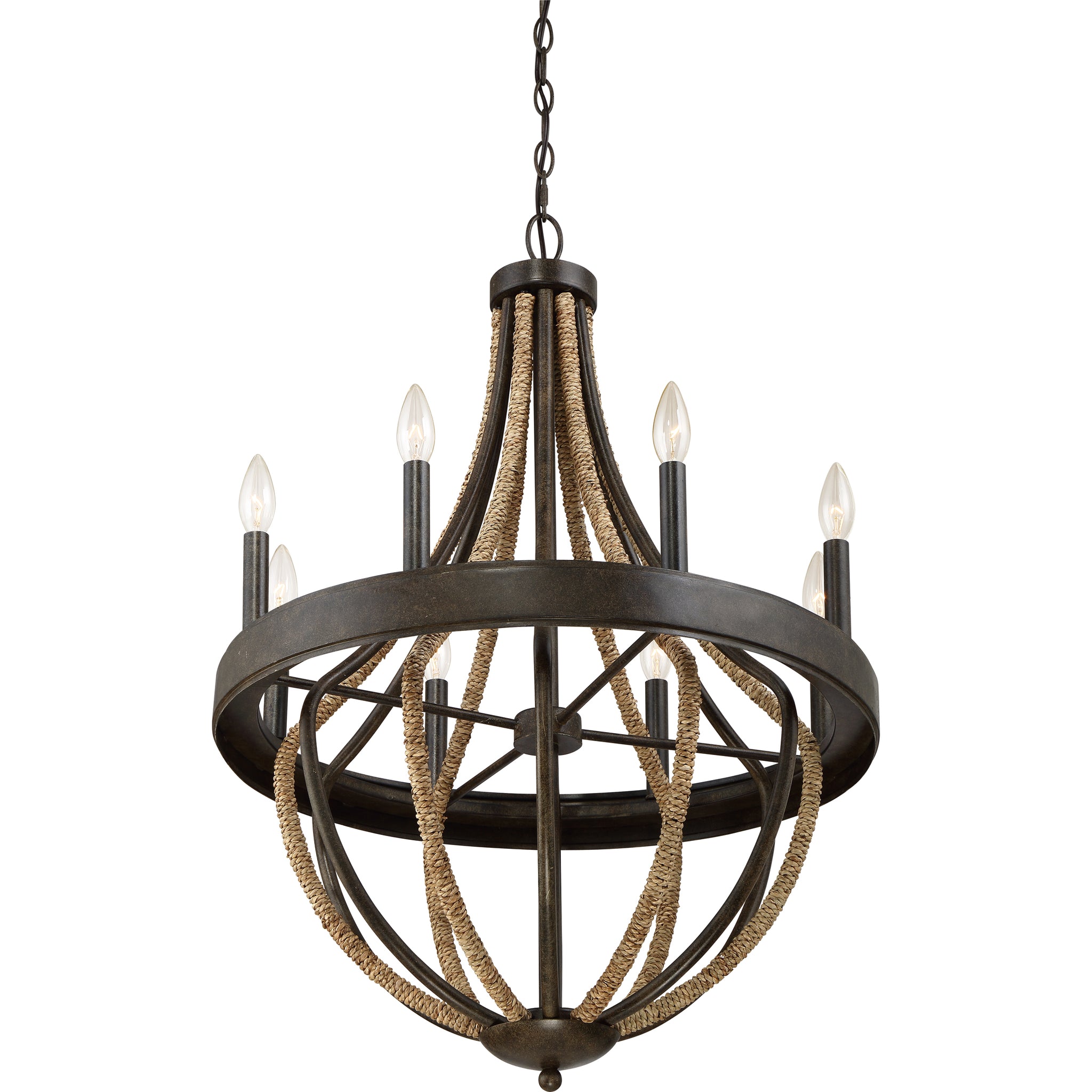 Pembroke Chandelier Tarnished Bronze