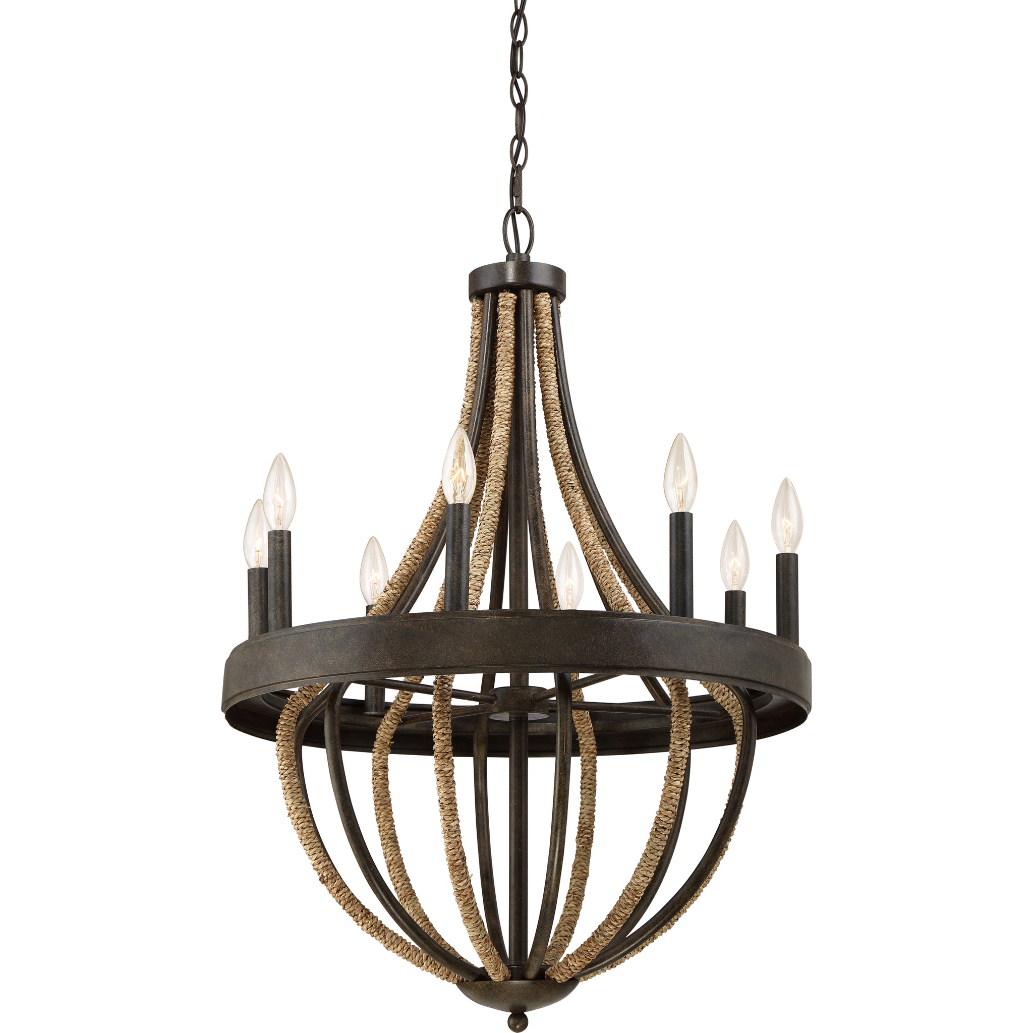 Pembroke Chandelier Tarnished Bronze