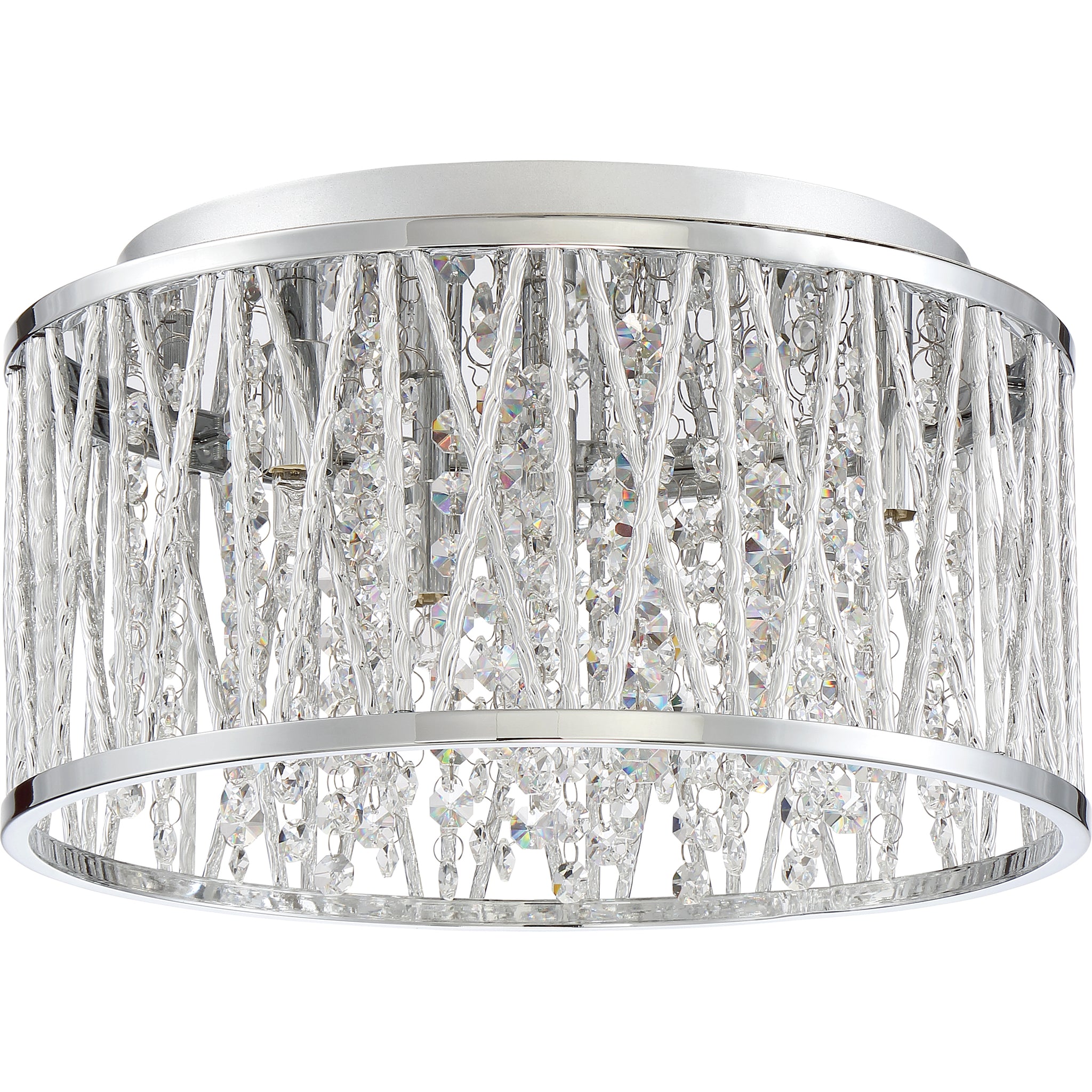 Crystal Cove Flush Mount Polished Chrome