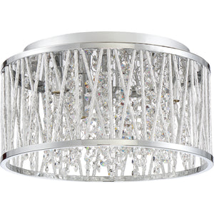 Crystal Cove Flush Mount Polished Chrome