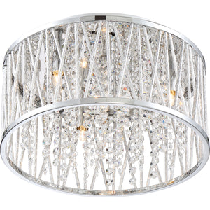 Crystal Cove Flush Mount Polished Chrome