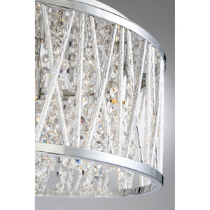 Crystal Cove Flush Mount Polished Chrome