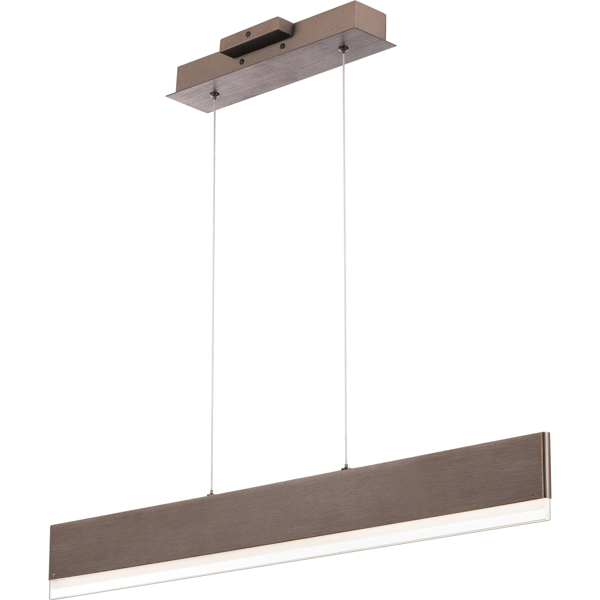 Cutlas Linear Suspension Brushed Bronze