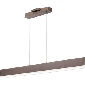 Cutlas Linear Suspension Brushed Bronze