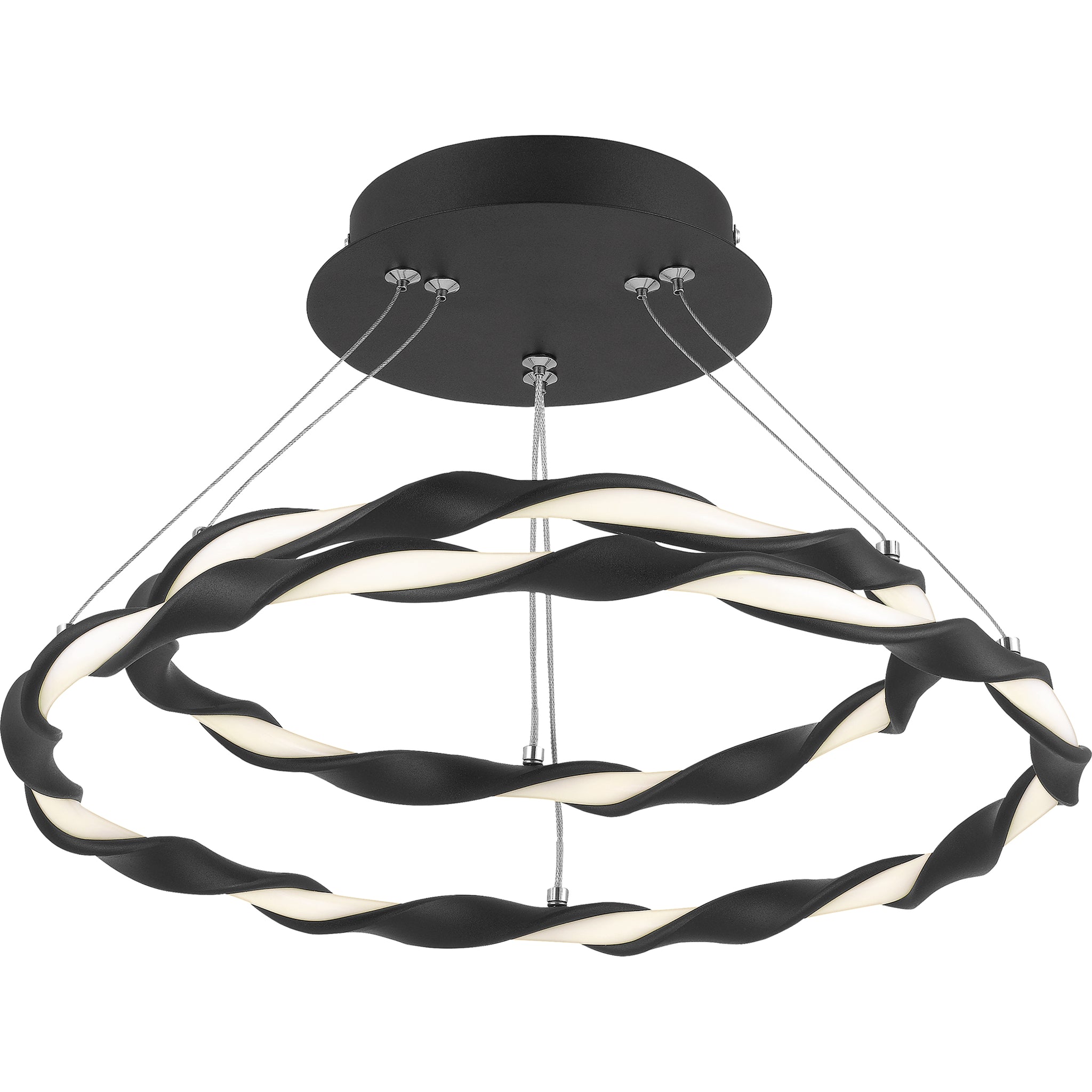 Finale Semi Flush Mount Earth Black