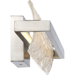 Glacial Vanity Light Brushed Nickel