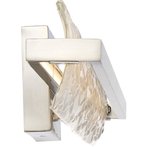 Glacial Vanity Light Brushed Nickel