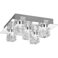 Clear Hollow Flush Mount