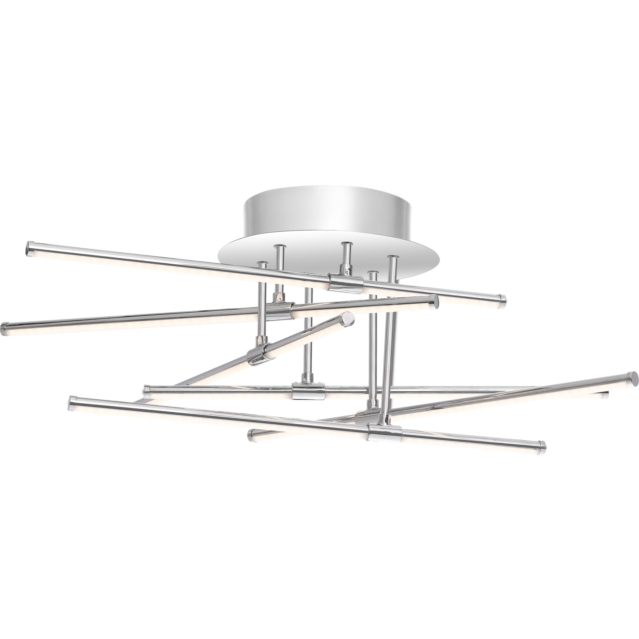 Lighthow Semi Flush Mount Polished Chrome