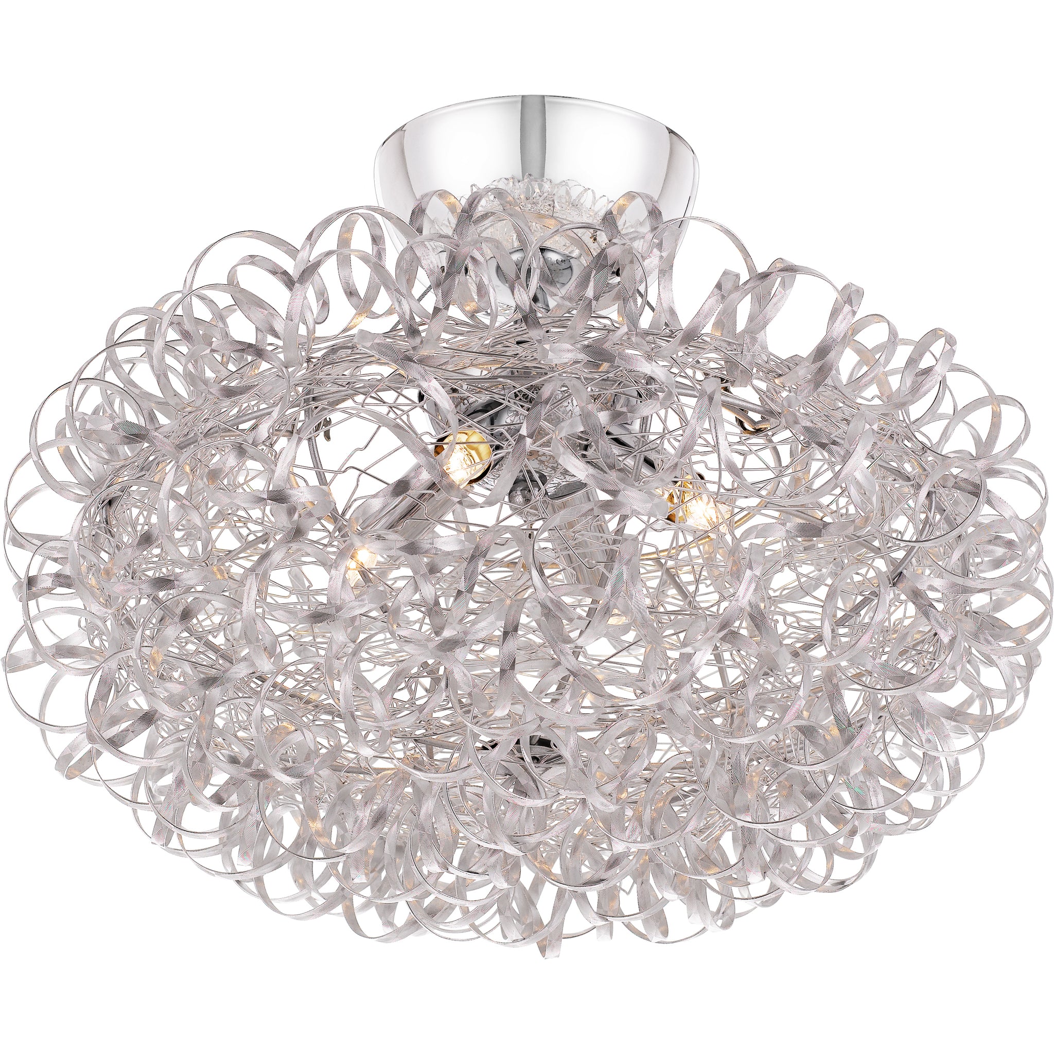 Pageant Semi Flush Mount Polished Chrome